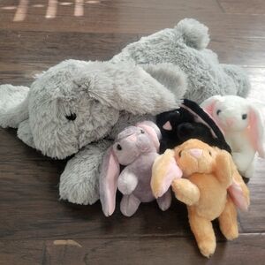 Adorable Plush Bunny Toy Set